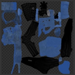 character textured painted 